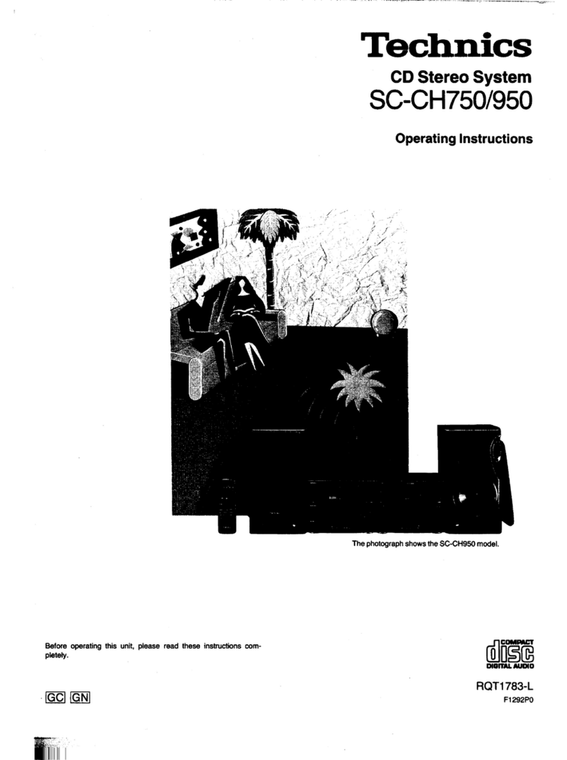 Panasonic SC-CH750 operating instructions