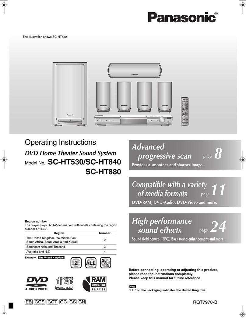 Panasonic SC-HT530 User manual