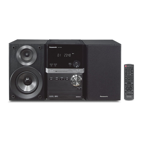 Panasonic SAPM38 - CD STEREO SYSTEM User manual
