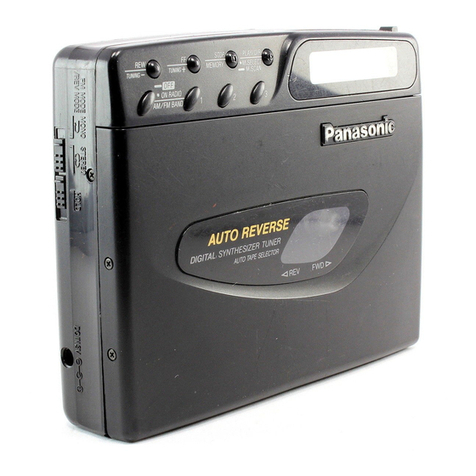 Panasonic RQ-V460 operating instructions