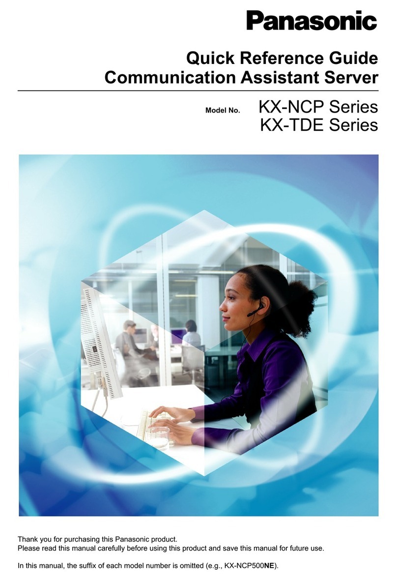 Panasonic KX-NCP Series Quick start guide