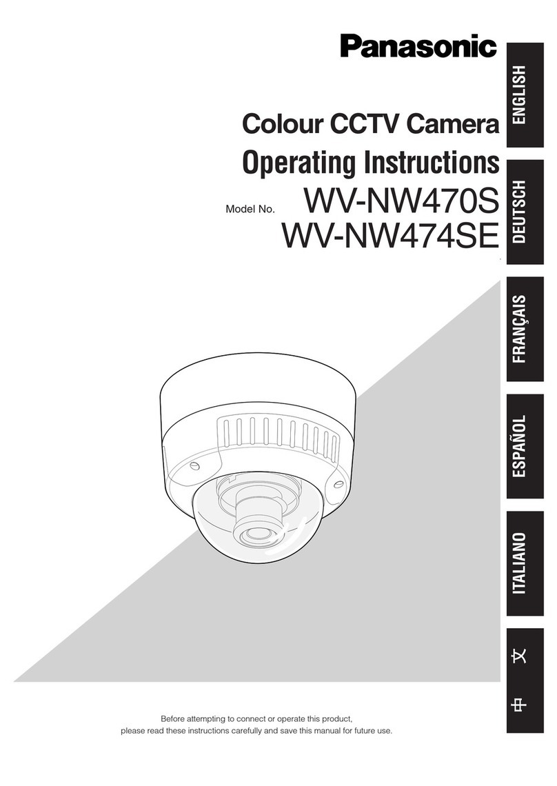 Panasonic WV-NW470S User manual