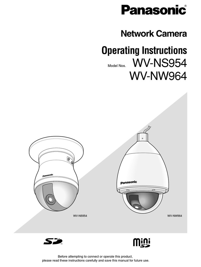 Panasonic WVNS954 - NETWORK CAMERA User manual