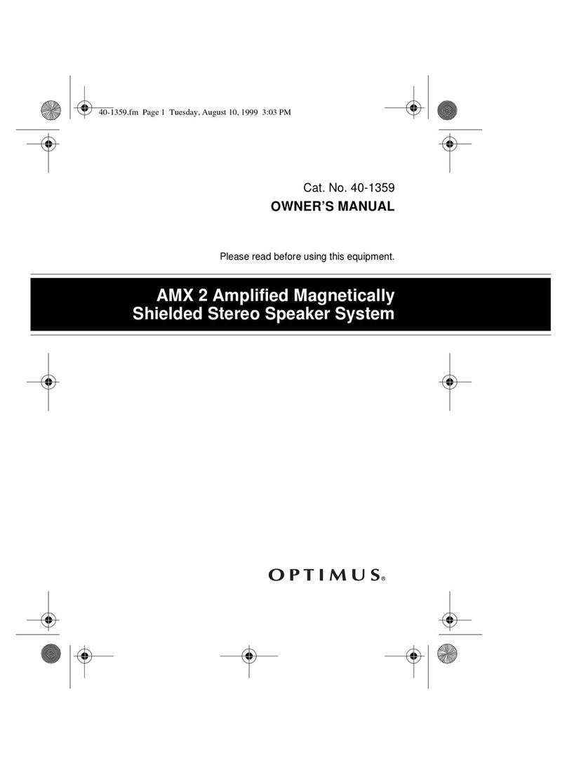 Optimus AMX 2 owner's manual