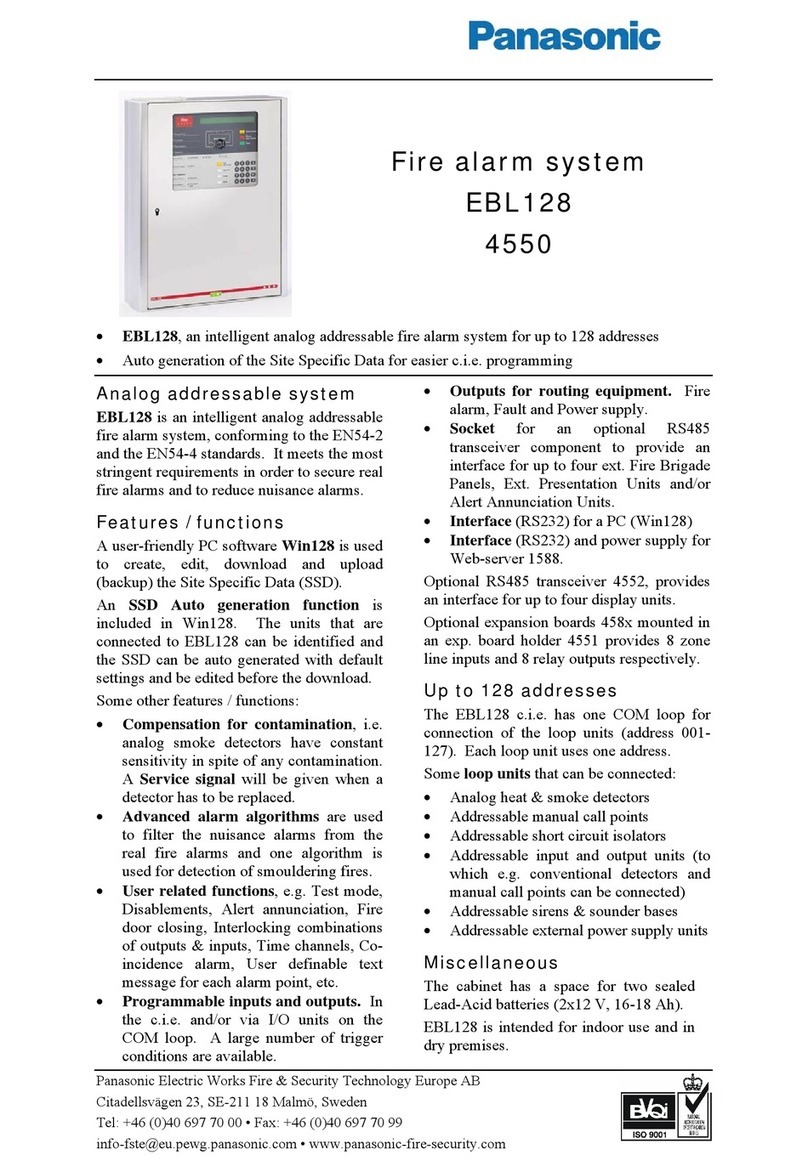 Panasonic EBL128 User manual