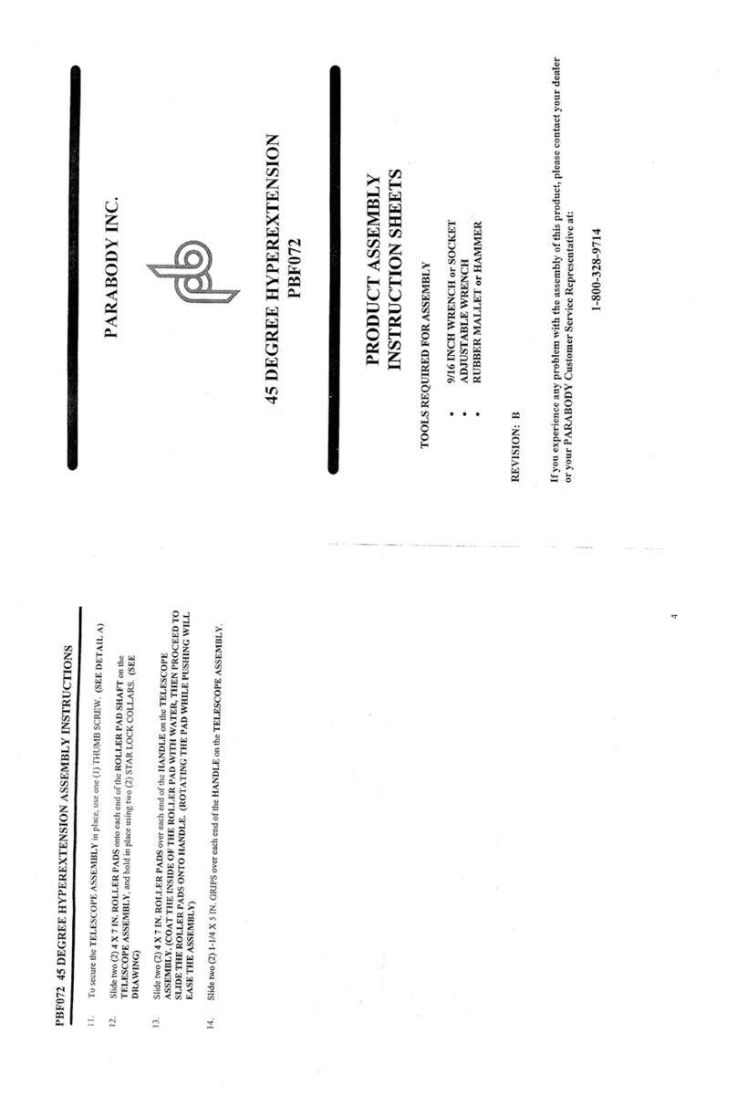 ParaBody PBF072 User manual