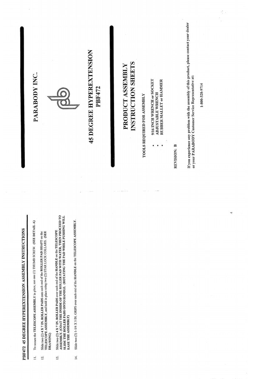 ParaBody PBF 472 User manual