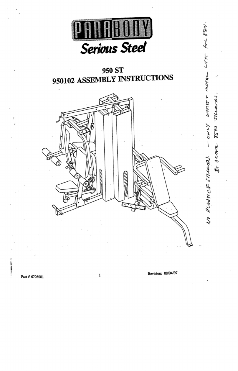 ParaBody 950102 User manual ParaBody 950102 User manual