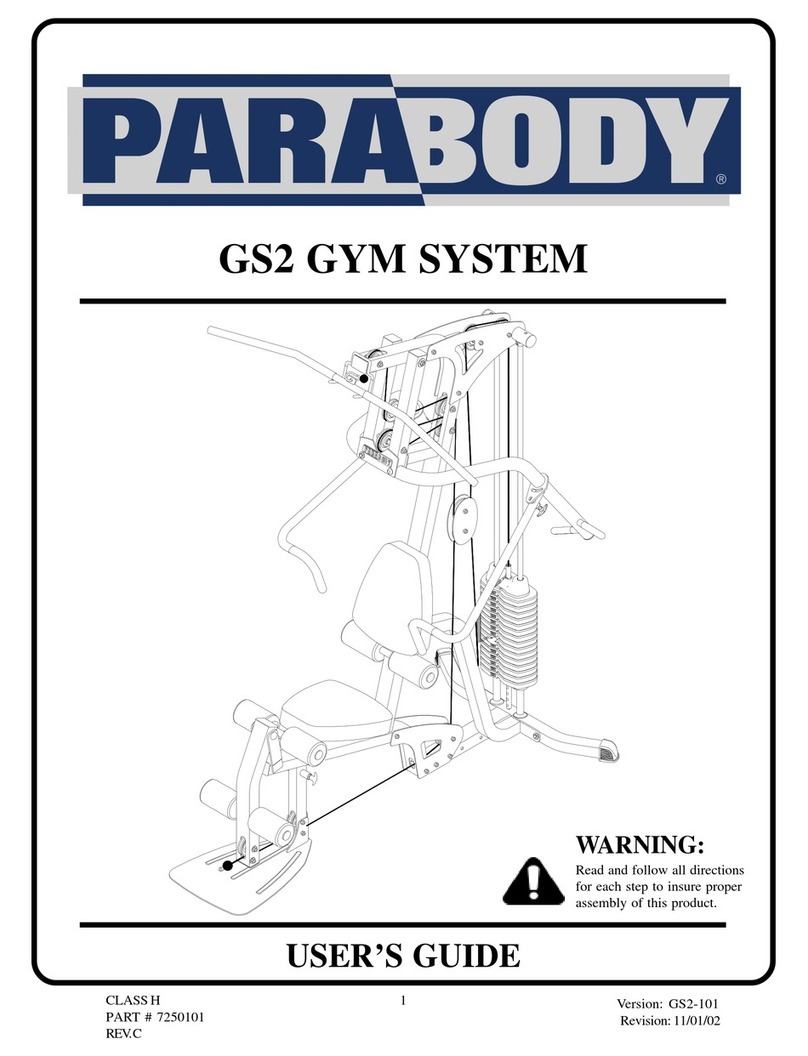 ParaBody GS2 User manual ParaBody GS2 User manual