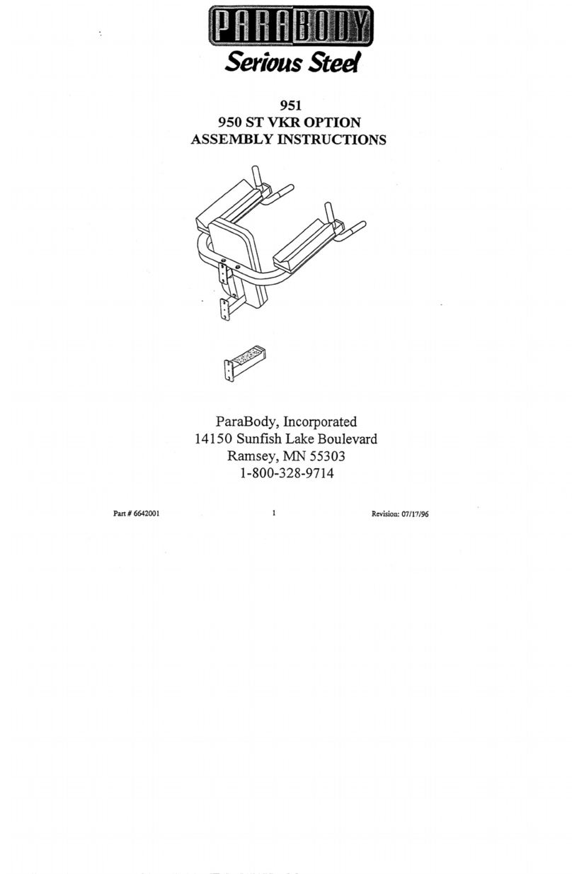 ParaBody 951 Assembly instructions