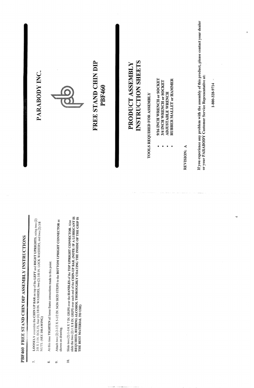 ParaBody PBF460 User manual