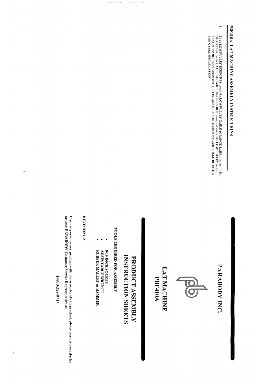 ParaBody PBF410A User manual