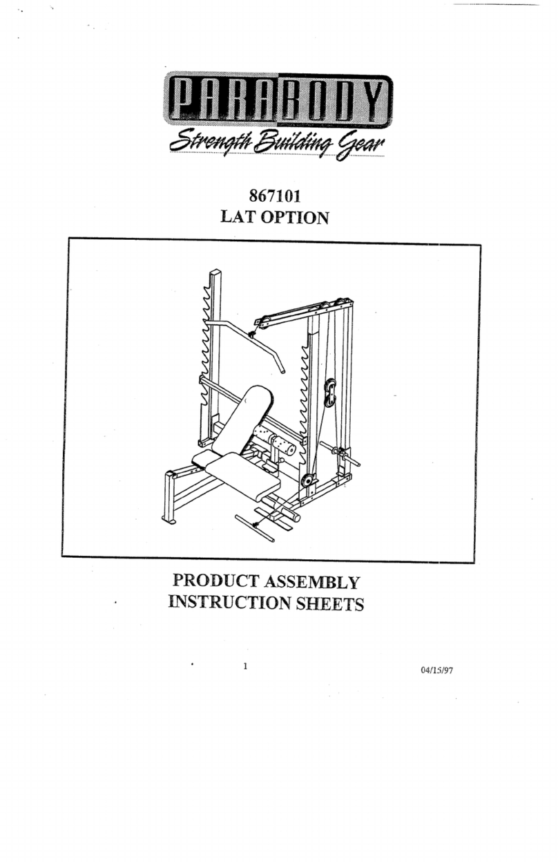 ParaBody 867101 Assembly instruction sheet