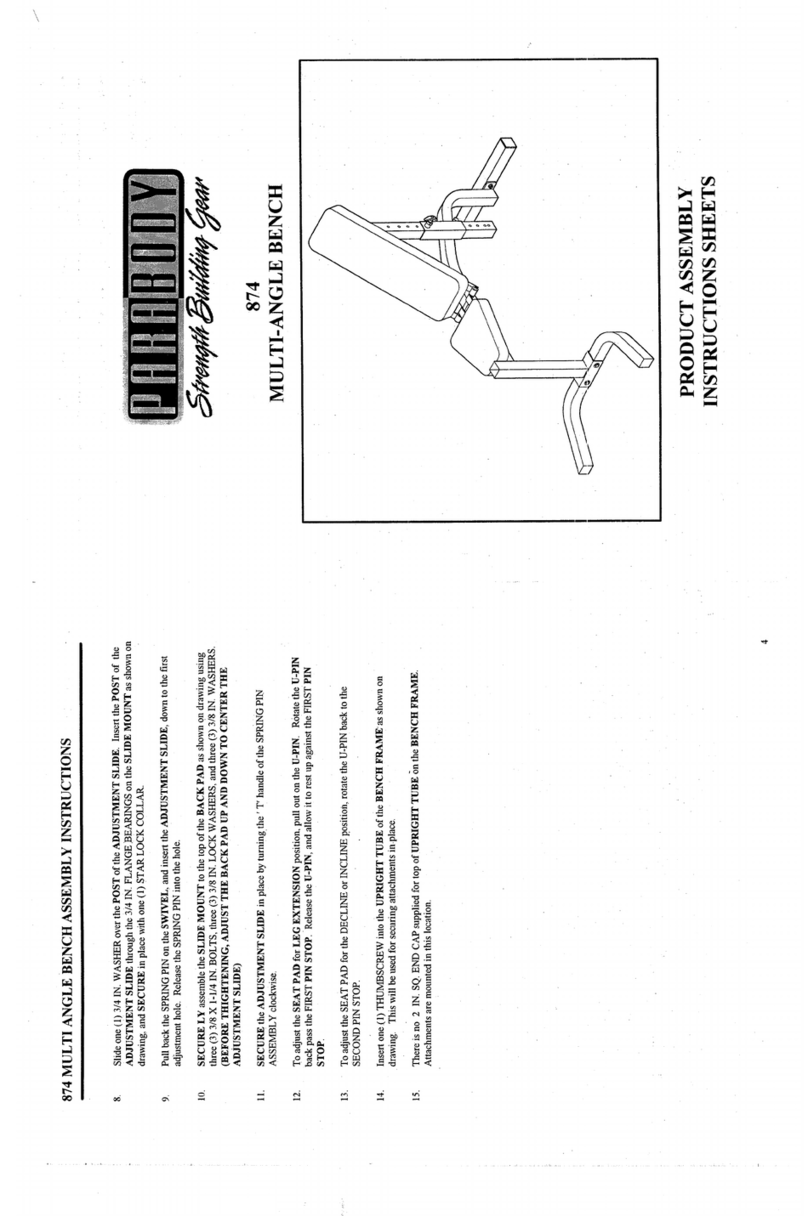 ParaBody 874 Mounting instructions