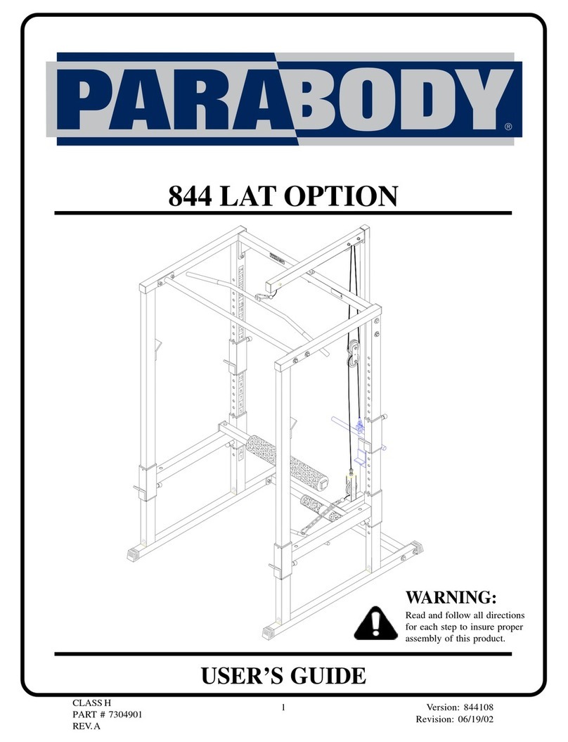 ParaBody 844 User manual