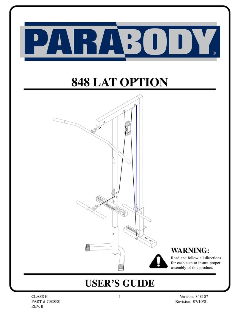 ParaBody 848 user guide