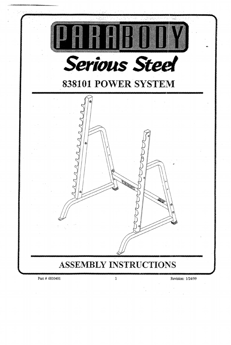 ParaBody 838101 Assembly instructions