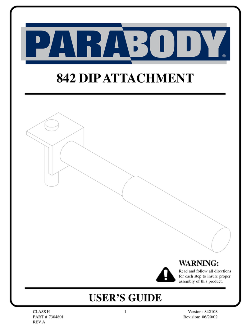ParaBody 842 user guide