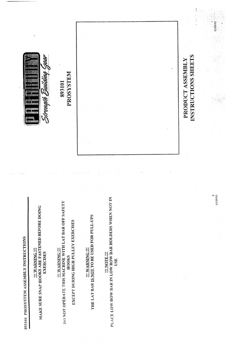 ParaBody 893101 User manual ParaBody 893101 User manual
