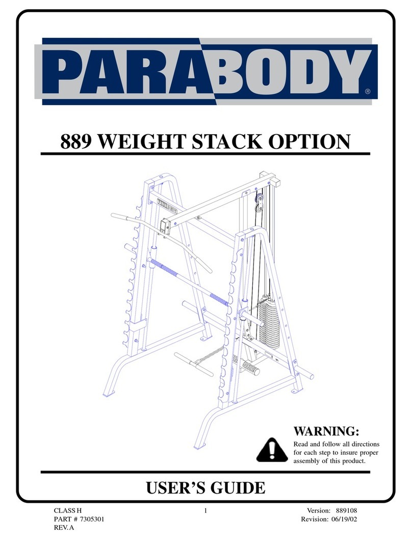 ParaBody 889 user guide