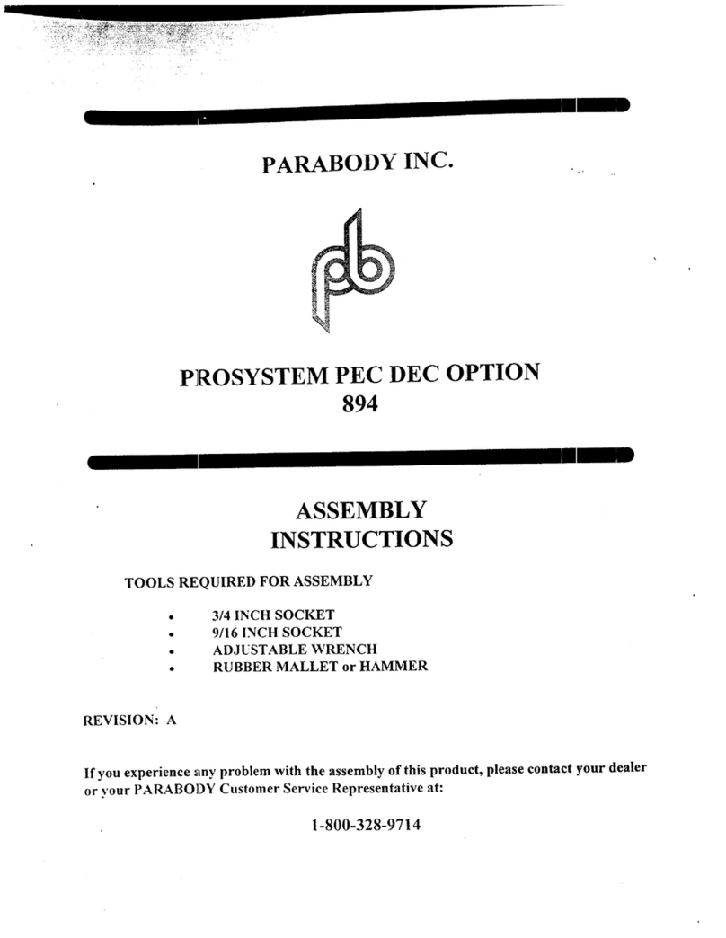 ParaBody 894 User manual