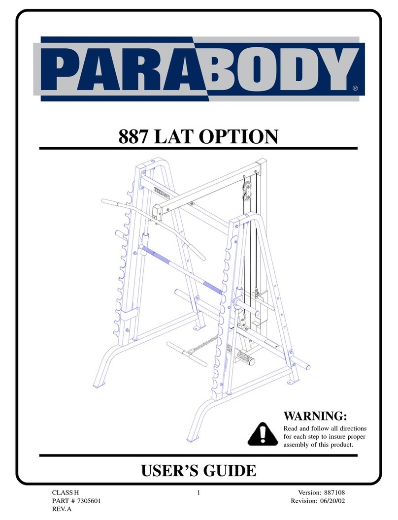ParaBody 887 User manual ParaBody 887 User manual