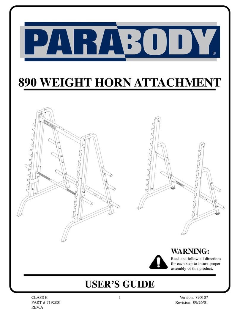 ParaBody 890 user guide