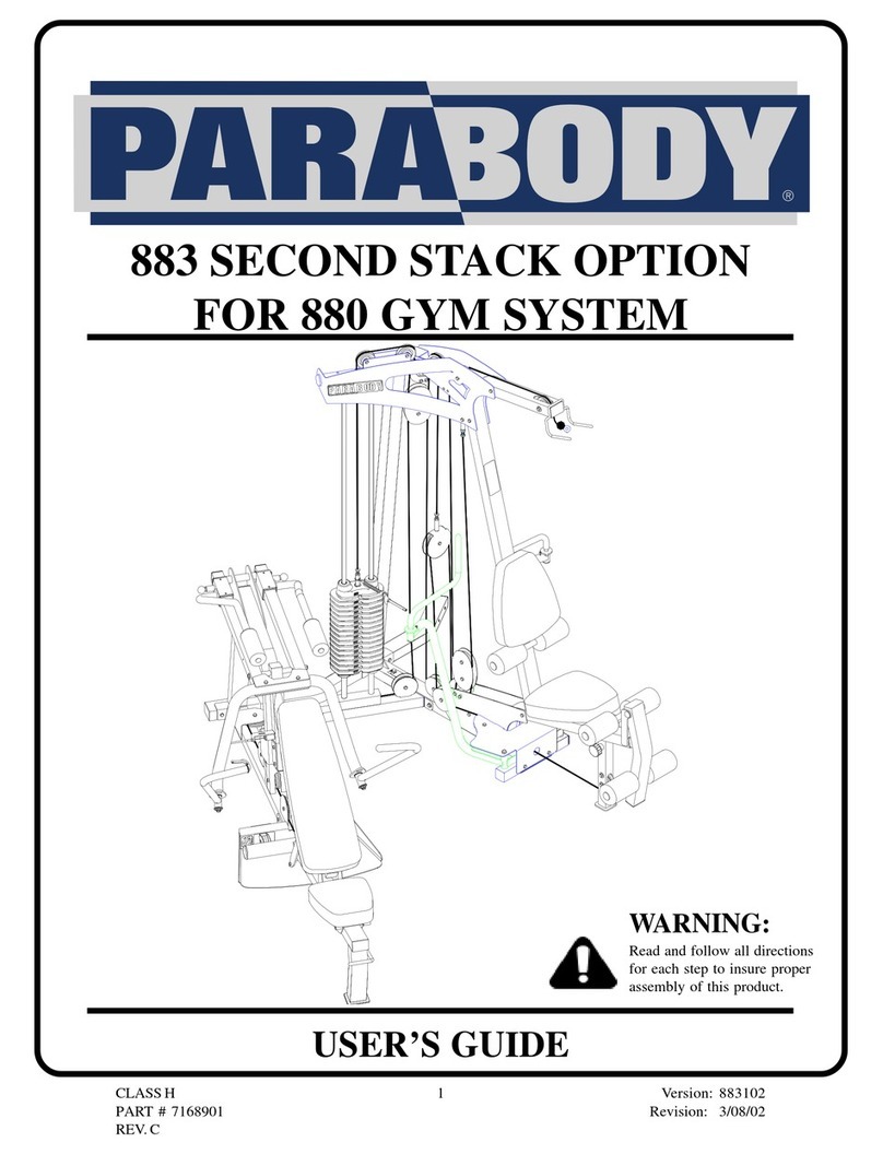 ParaBody 883 user guide