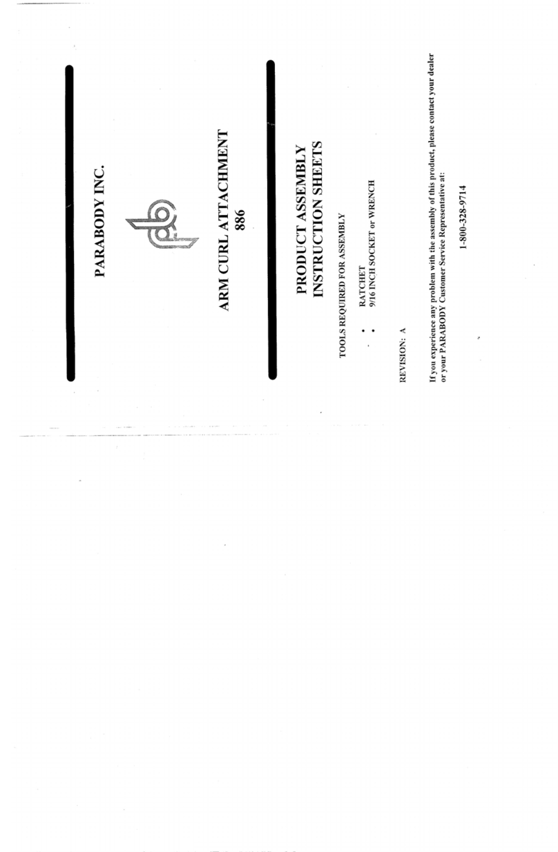ParaBody 886 Mounting instructions