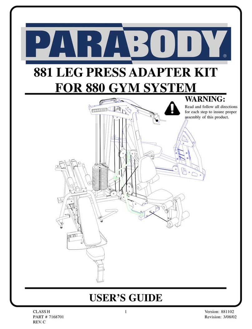 ParaBody 880 User manual