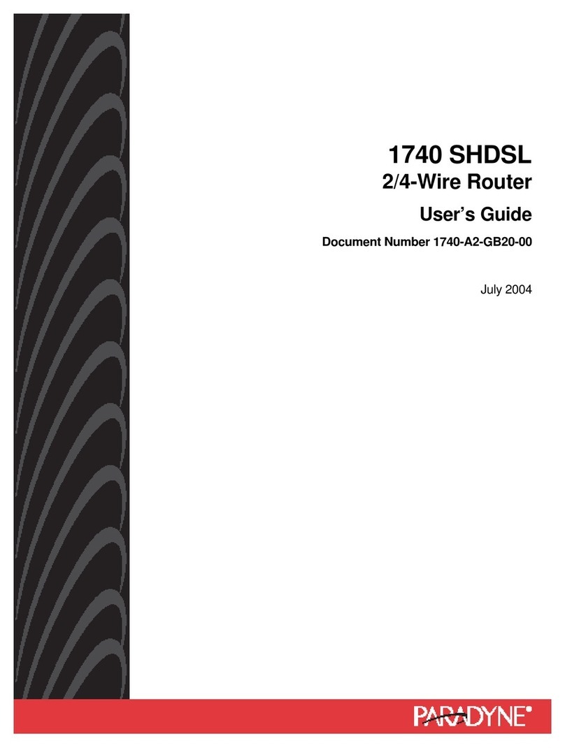 Paradyne 1740 SHDSL user guide