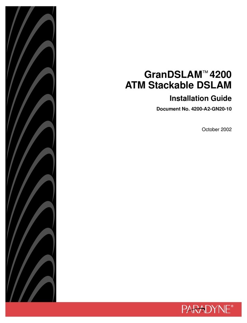 Paradyne GranDSLAM 4200 User manual