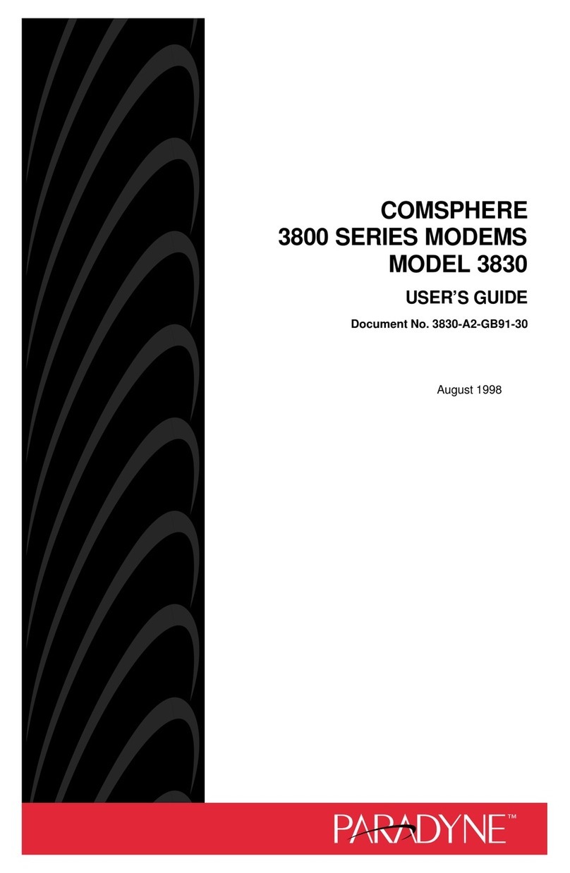 Paradyne COMSPHERE 3830 User manual