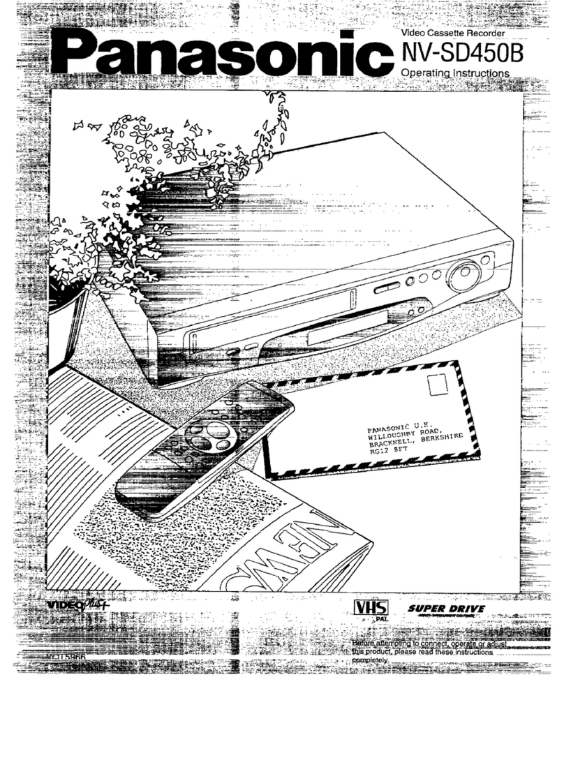 Panasonic NV-SD450B User manual