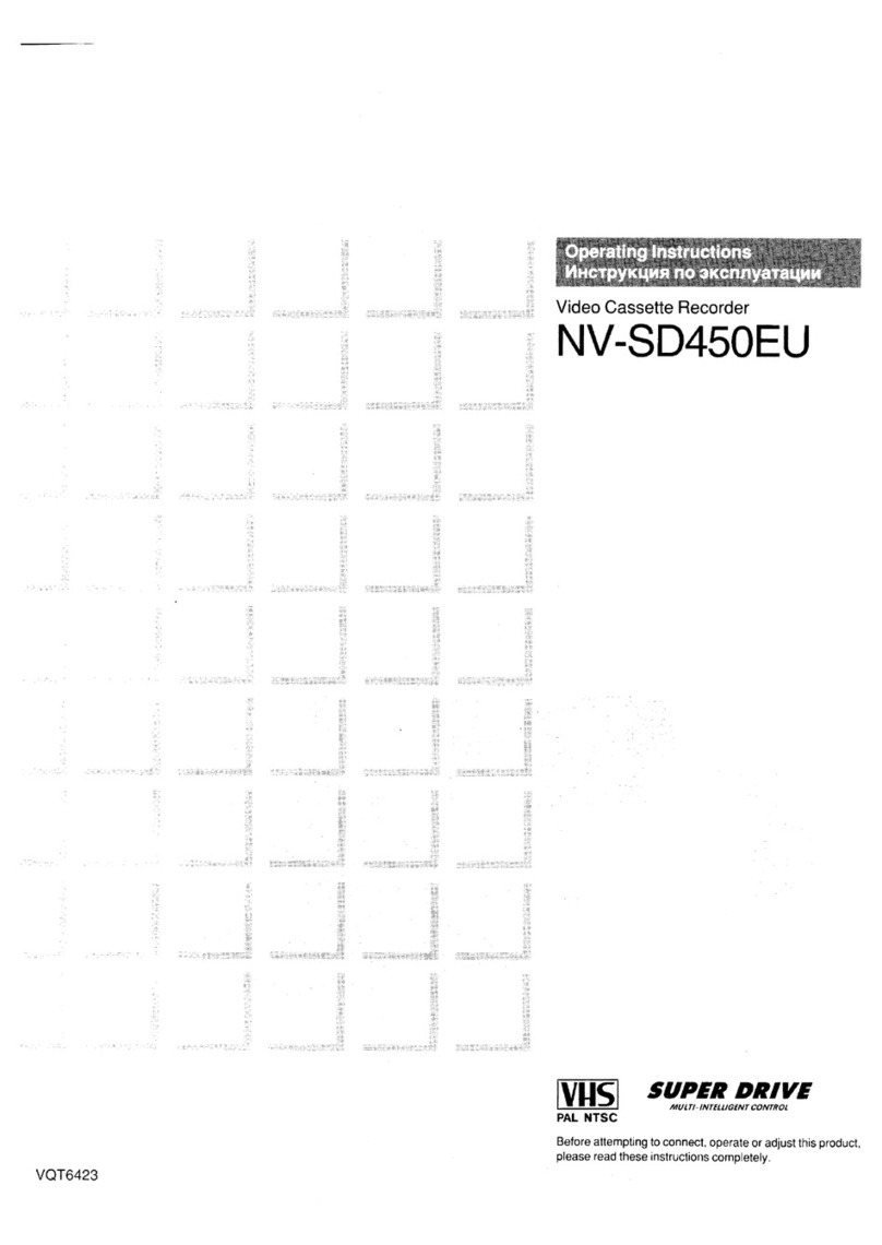 Panasonic NV-SD450EU User manual Panasonic NV-SD450EU User manual