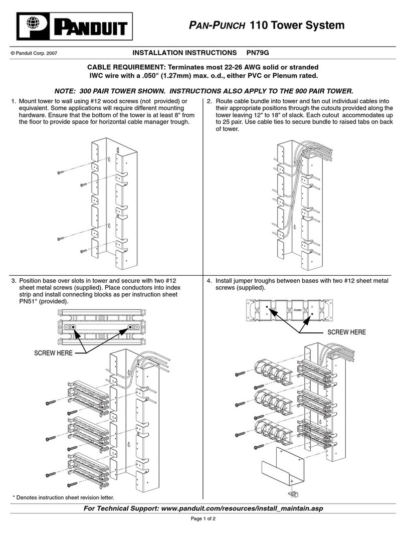 Panduit PN79G installation instructions