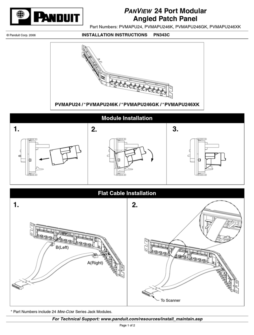 Panduit PVMAPU24 installation instructions