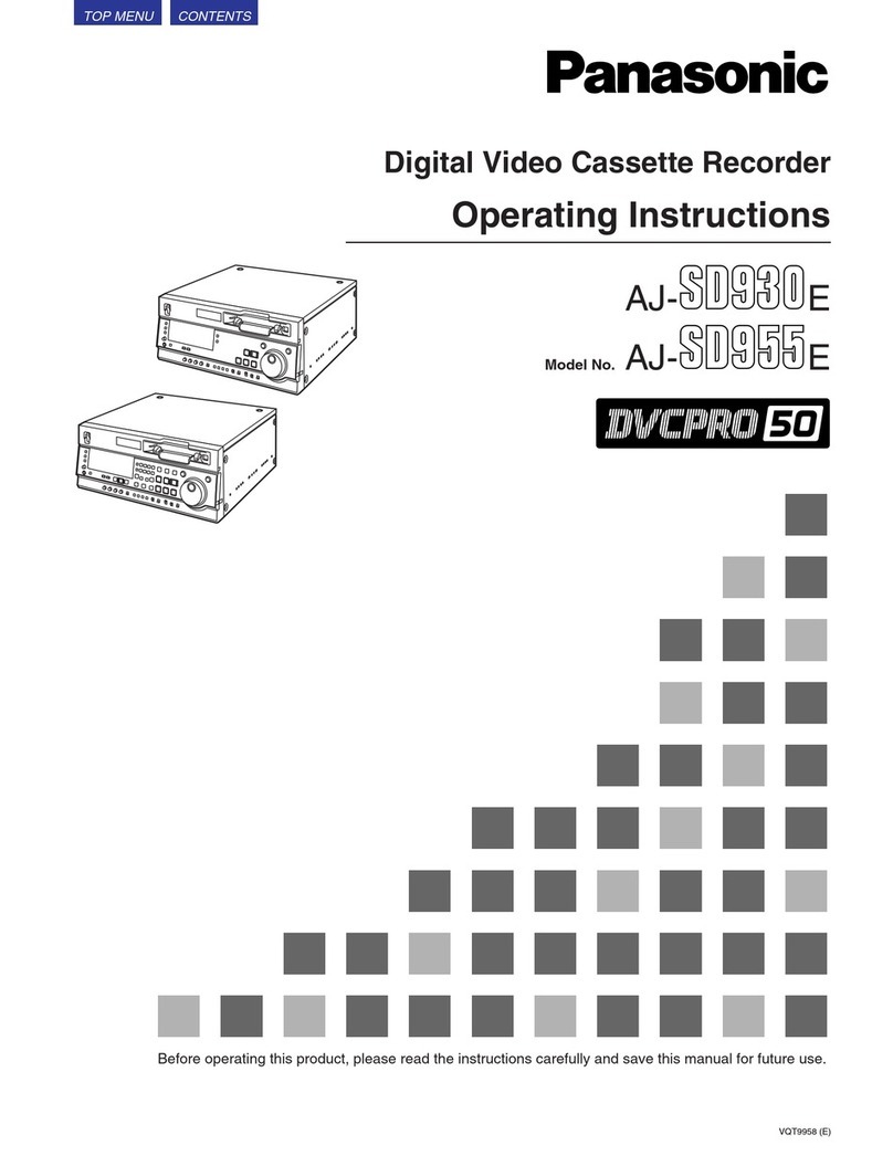 Panasonic VQT9958 User manual Panasonic VQT9958 User manual