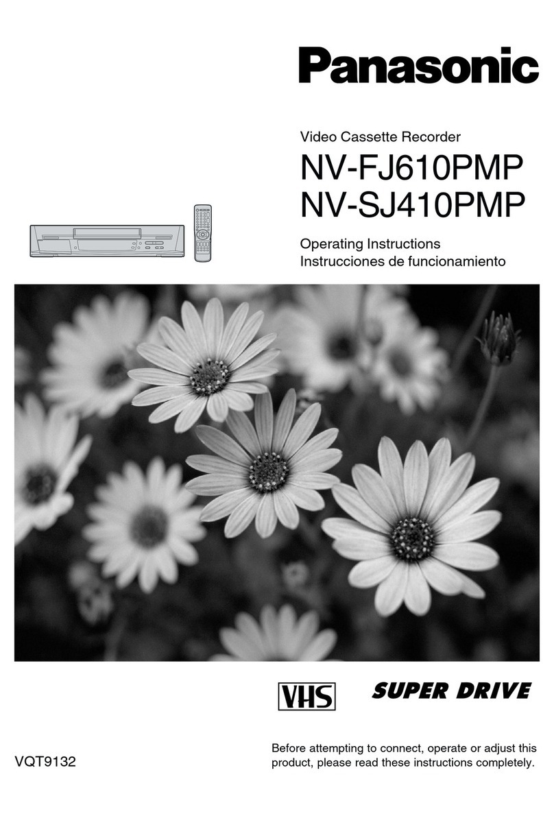 Panasonic NV-FJ610PMP User manual Panasonic NV-FJ610PMP User manual