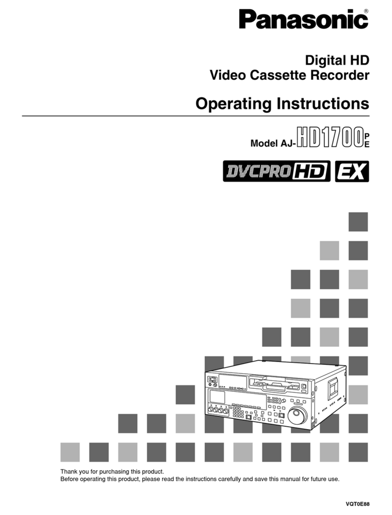 Panasonic HD1700pe operating instructions