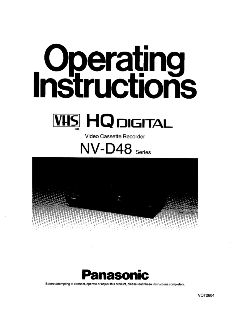 Panasonic NV-D48 Series User manual Panasonic NV-D48 Series User manual