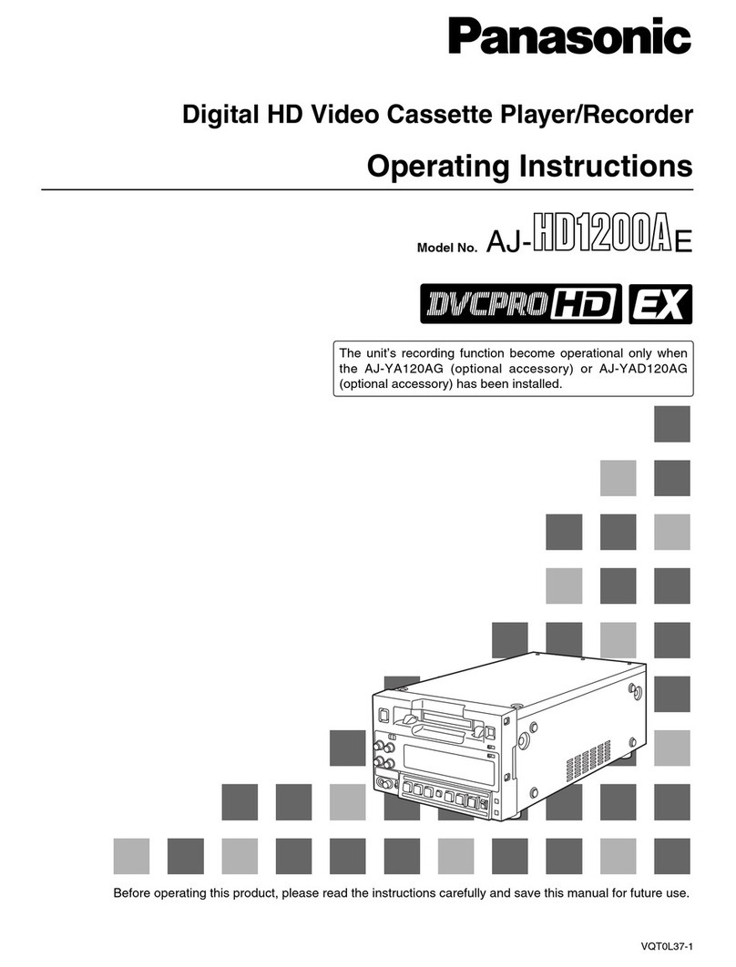 Panasonic AJ-YA120AG User manual