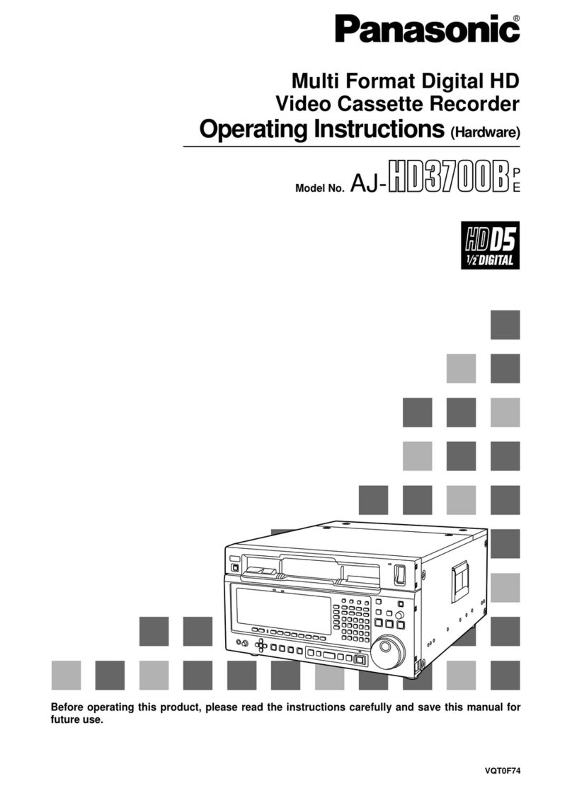 Panasonic AJ-HD3700B User manual