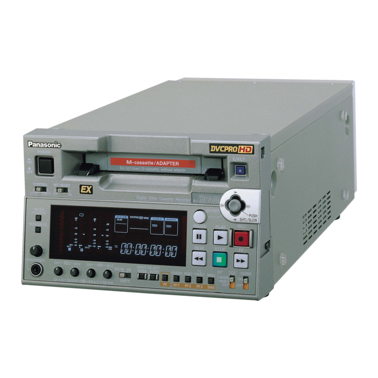 Panasonic AJ-HD1400E User manual