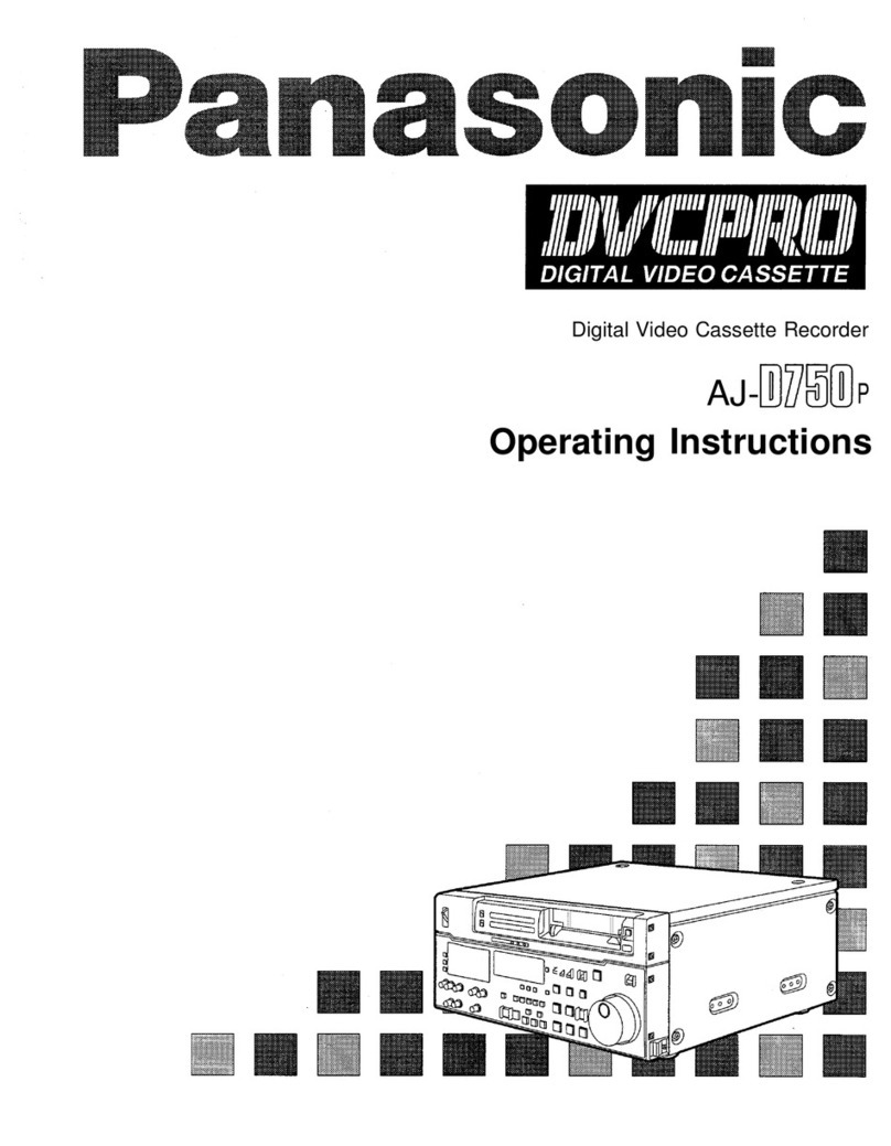 Panasonic AJ-D750P User manual Panasonic AJ-D750P User manual