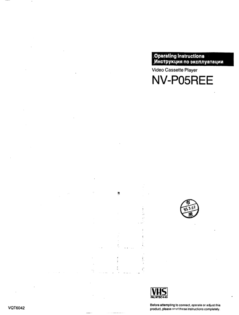 Panasonic NV-P05REE User manual