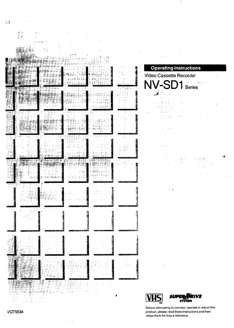 Panasonic NV-SD1 Series User manual Panasonic NV-SD1 Series User manual