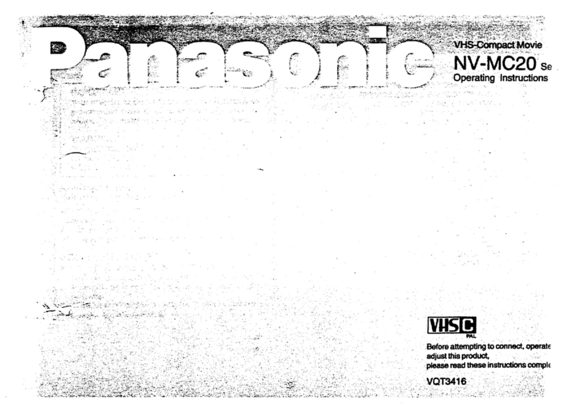 Panasonic NV-MC20 Series User manual