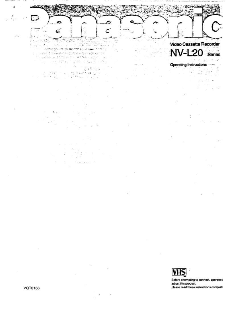 Panasonic NV-L20 Series User manual