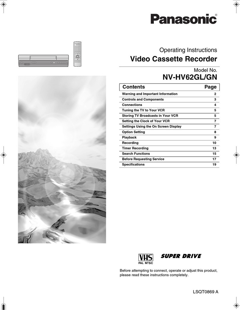 Panasonic NV-HV62GL User manual